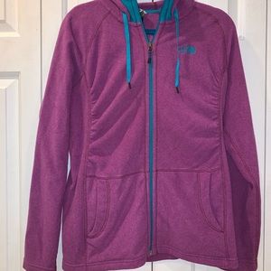 North Face fleece hoodie! Great condition!